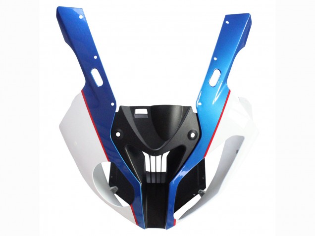 2009-2014 BMW S1000RR Motorcycle Fairings - White Blue Matte Black