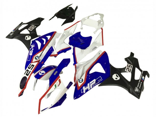 2009-2014 BMW S1000RR Motorbike Fairings - White Red Blue Black HP