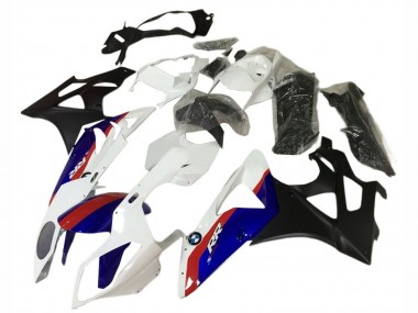 Affordable 2009-2014 BMW S1000RR Motorcycle Fairings - White Red Blue Black