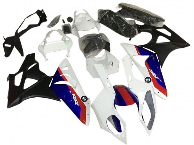 2009-2014 BMW S1000RR Motorcycle Fairings - White Red Blue Black
