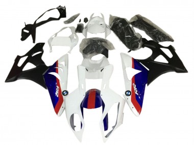 Affordable 2009-2014 BMW S1000RR Motorcycle Fairings - White Red Blue Black