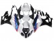2009-2014 BMW S1000RR Motorcycle Fairings - White Red Blue Glossy Black HP Becker Carbon