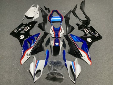 Affordable 2009-2014 BMW S1000RR Motorcycle Plastics - White Red Blue Glossy Black