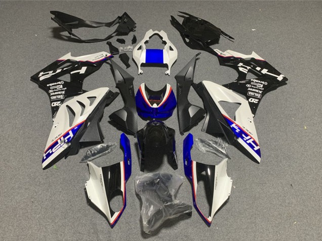 2009-2014 BMW S1000RR Motorcycle Fairings - White Red Blue Black Carbon Fiber HP