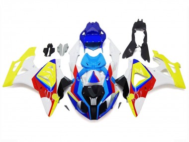 Affordable 2009-2014 BMW S1000RR Motorcycle Fairings - White Red Blue Yellow