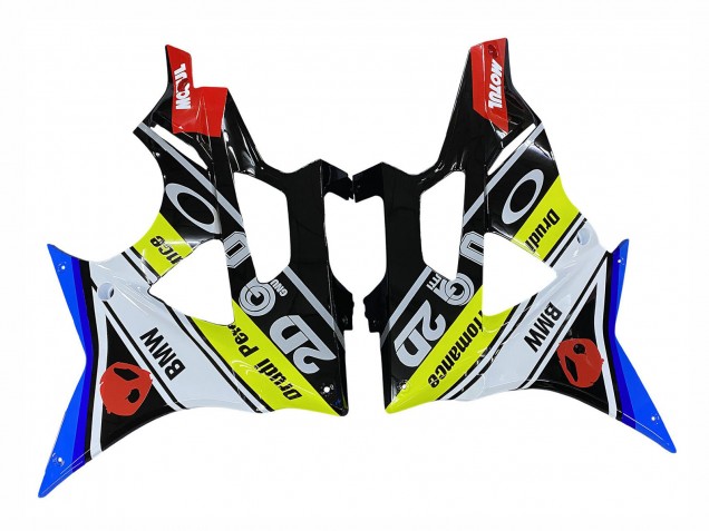 2009-2014 BMW S1000RR Motorcycle Fairings - Blue Yellow Red Black Shark VR 46