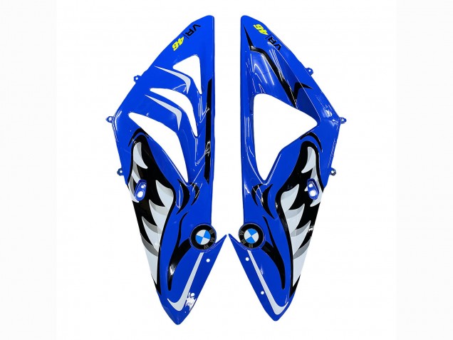 2009-2014 BMW S1000RR Motorcycle Fairings - Blue Yellow Red Black Shark VR 46