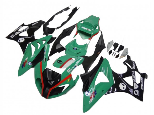 2009-2014 BMW S1000RR Motorcycle Fairings - Green Red Black