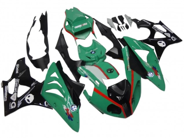 2009-2014 BMW S1000RR Motorcycle Fairings - Green Red Black