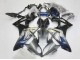 2009-2014 BMW S1000RR Motorcycle Fairings - Silver Blue Glossy Black