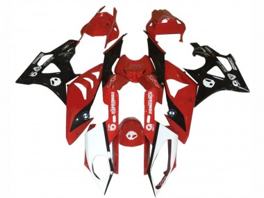 Affordable 2009-2014 BMW S1000RR Motorcycle Fairings - Red White Glossy Black