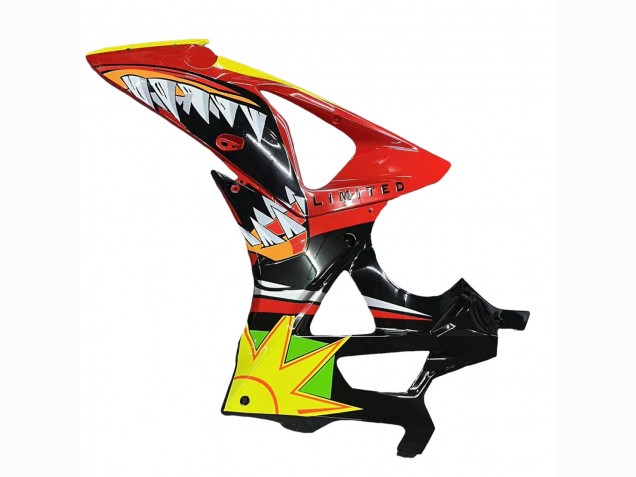 2009-2014 BMW S1000RR Motorcycle Fairings - Red Blue Yellow Shark