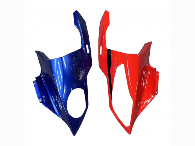 2009-2014 BMW S1000RR Motorcycle Fairings - Red Blue Yellow Shark