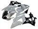 2009-2014 BMW S1000RR Motorcycle Fairings - White Glossy Black