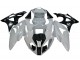 2009-2014 BMW S1000RR Motorcycle Fairings - White Glossy Black
