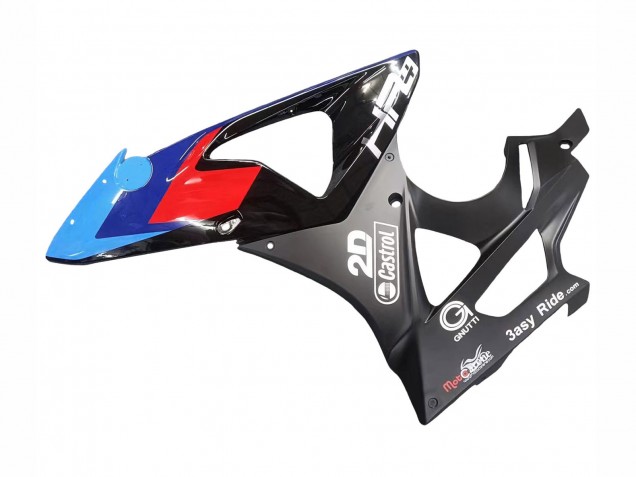 2009-2014 BMW S1000RR Motorcycle Fairings - Blue Red Matte Black Castrol