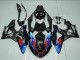 2009-2014 BMW S1000RR Motorcycle Fairings - Blue Red Matte Black Castrol