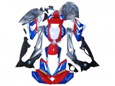 Affordable 2014-2016 BMW S1000R Motorcycle Fairings - Red Blue