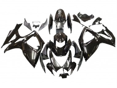 Affordable 2006-2007 Suzuki GSXR 600 / GSXR 750 Motorcycle Fairings - Glossy Black
