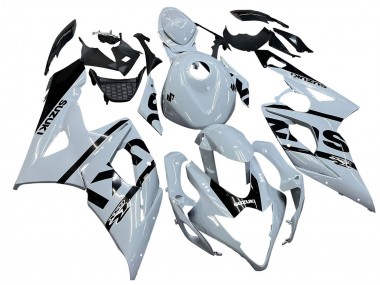 Affordable 2005-2006 Suzuki GSXR 1000 Motorcycle Fairings - White Black