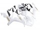 2004-2006 Yamaha YZF 1000 R1 Motorcycle Fairings - White Gold Decals