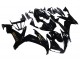 2004-2006 Yamaha YZF 1000 R1 Motorcycle Fairings - Glossy Black Gold Decals