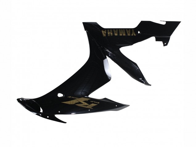 2004-2006 Yamaha YZF 1000 R1 Motorcycle Fairings - Glossy Black Gold Decals