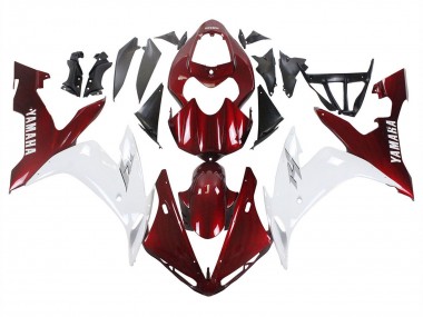 Affordable 2004-2006 Yamaha YZF 1000 R1 Motorcycle Fairings - Red White