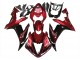 2004-2006 Yamaha YZF 1000 R1 Motorcycle Fairings - Red Glossy Black