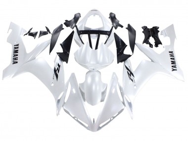 Affordable 2004-2006 Yamaha YZF 1000 R1 Motorcycle Fairings - Pearl White Black Decals