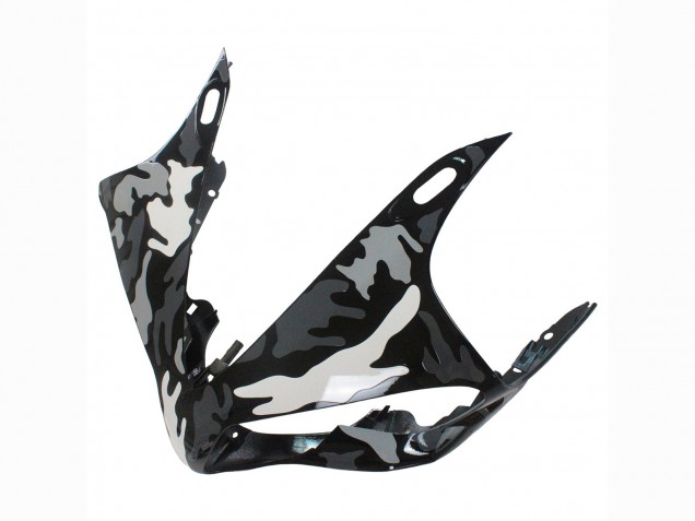 2007-2008 Yamaha YZF 1000 R1 Motorcycle Fairings - Grey White Camouflage Shark