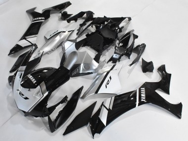 Affordable 2020-2025 Yamaha YZF 1000 R1 Motorcycle Fairings - Silver White Glossy Black