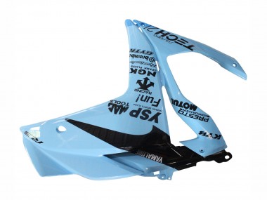 Affordable 2015-2018 Yamaha YZF R3/R25 Motorcycle Fairings - Light Blue Black Yamalube 21