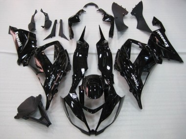 Affordable 2013-2018 Kawasaki ZX6R Motorcycle Fairing - Glossy Black