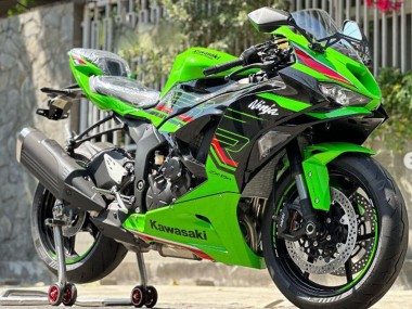 Affordable 2019-2022 Kawasaki ZX6R Motorcycle Fairings - Green Glossy Black Red