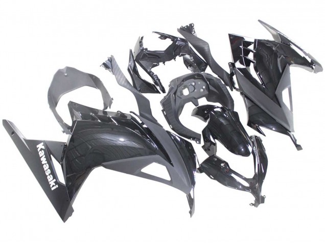 2013-2024 Kawasaki EX300 Motorcycle Fairings - Glossy Black