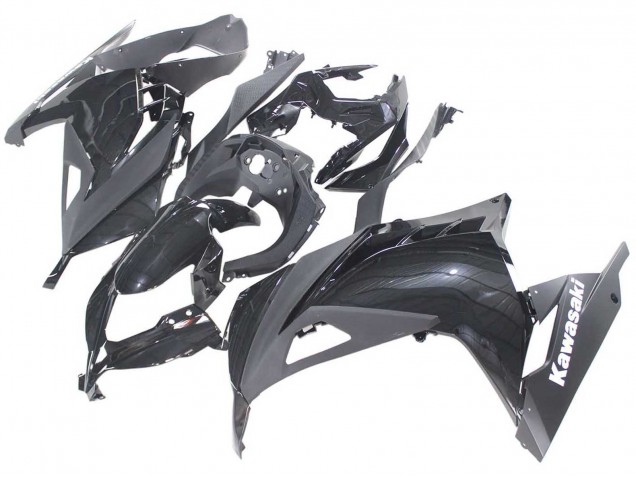 2013-2024 Kawasaki EX300 Motorcycle Fairings - Glossy Black