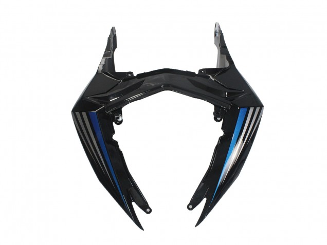 2013-2024 Kawasaki EX300 Motorcycle Fairings - Glossy Black Blue