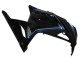 2013-2024 Kawasaki EX300 Motorcycle Fairings - Glossy Black Blue