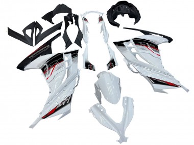 Affordable 2013-2024 Kawasaki EX300 Motorcycle Fairings - White Red Black