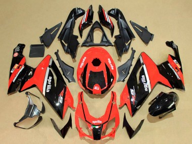 Affordable 2006-2011 Aprilia RS125 Motorcycle Fairings - Red Glossy Black White