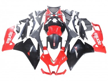 Affordable 2012-2018 Aprilia RS4 50 125 Motorcycle Fairings - Red Glossy Black