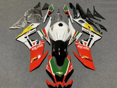 Affordable 2012-2018 Aprilia RS4 50 125 Motorcycle Fairings - White Red Green Yellow