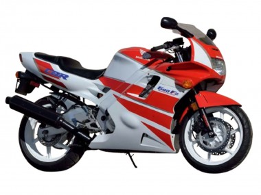 Affordable 1997-1998 Honda CBR600 F3 Motorcycle Fairings - White Red