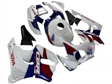 Affordable 1992-1993 Honda CBR900RR 893 Motorcycle Fairings - White Red Dark Blue