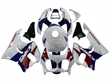 Affordable 1992-1993 Honda CBR900RR 893 Motorcycle Fairings - White Red Dark Blue