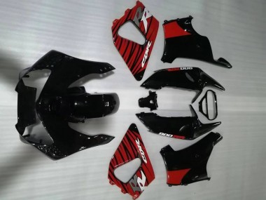 Affordable 1998-1999 Honda CBR900RR 919 Motorcycle Fairings - Red Glossy Black