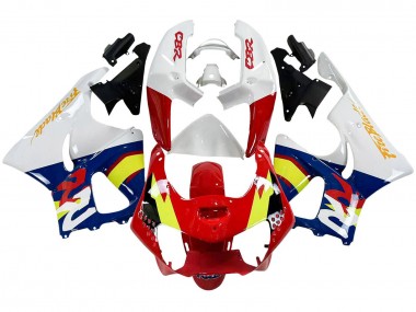 Affordable 1998-1999 Honda CBR900RR 919 Motorcycle Fairings - White Red Yellow Blue