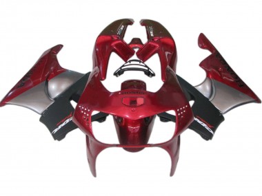 Affordable 1998-1999 Honda CBR900RR 919 Motorcycle Fairings - Dark Red Black Grey