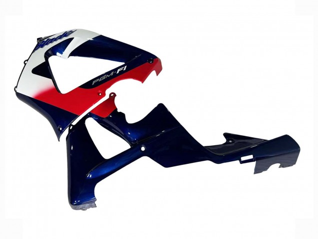 2000-2001 Honda CBR900RR 929 Motorcycle Fairing - White Red Blue
